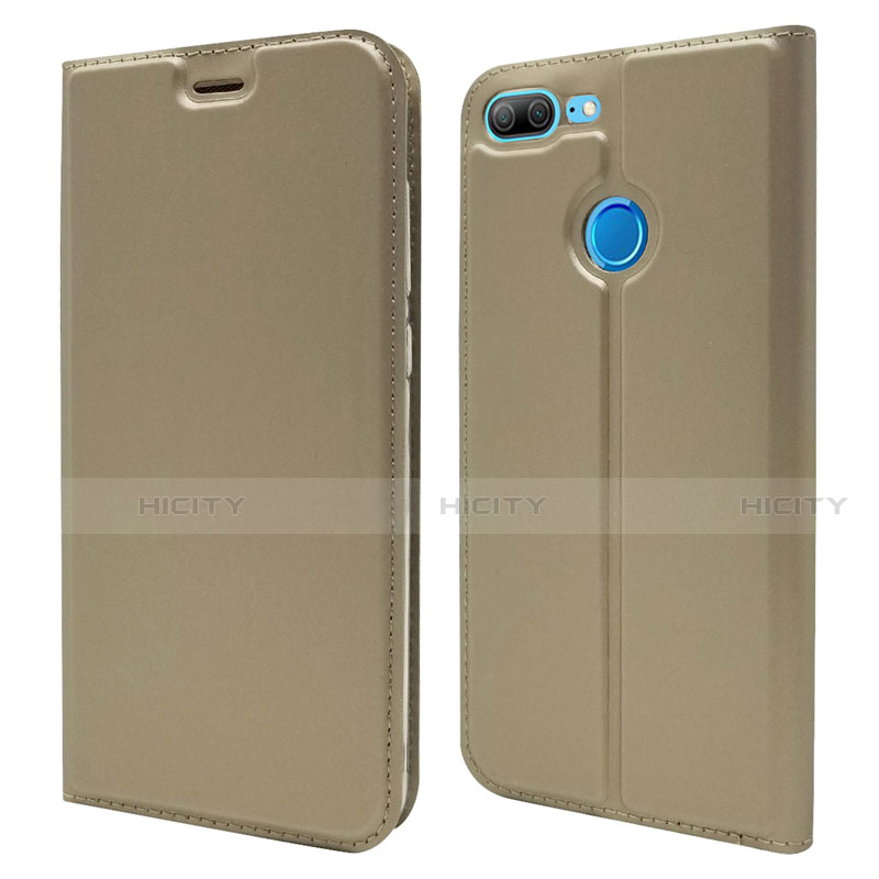 Funda de Cuero Cartera con Soporte Carcasa L04 para Huawei Honor 9 Lite Oro