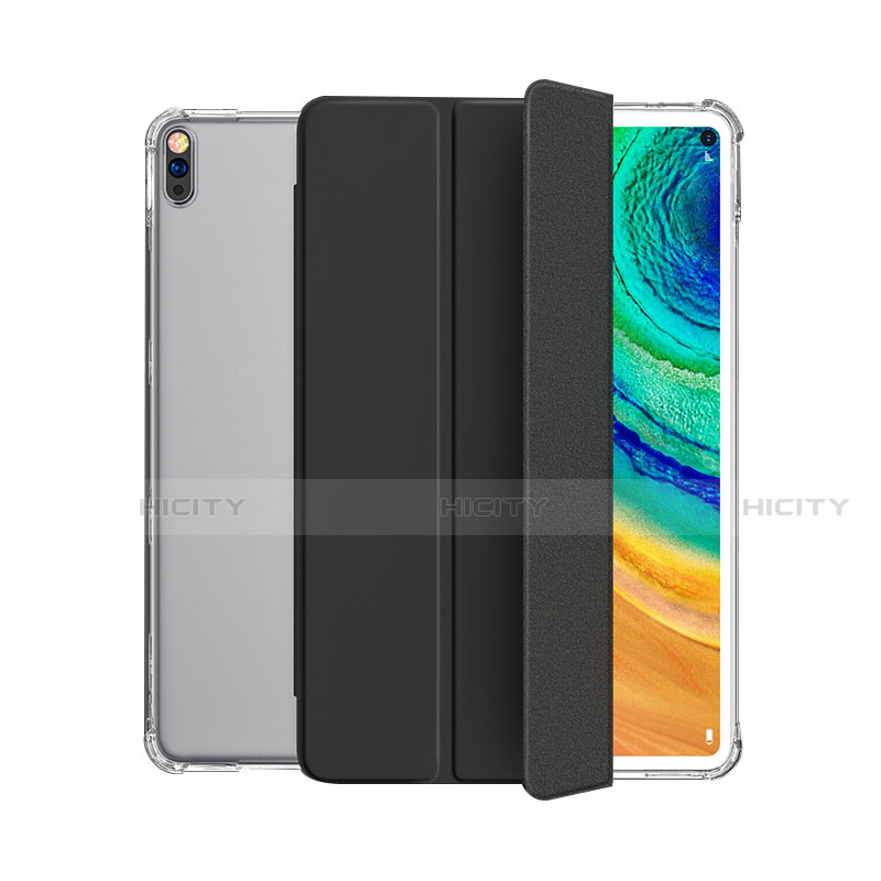 Funda de Cuero Cartera con Soporte Carcasa L04 para Huawei MatePad 5G 10.4 Negro