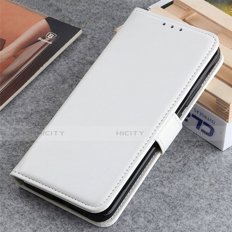 Funda de Cuero Cartera con Soporte Carcasa L04 para Huawei Nova 8 SE 5G Blanco