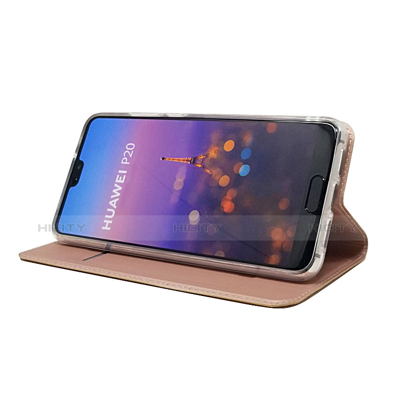 Funda de Cuero Cartera con Soporte Carcasa L04 para Huawei P20