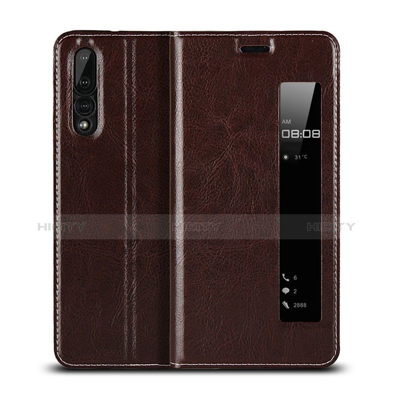 Funda de Cuero Cartera con Soporte Carcasa L04 para Huawei P20 Pro