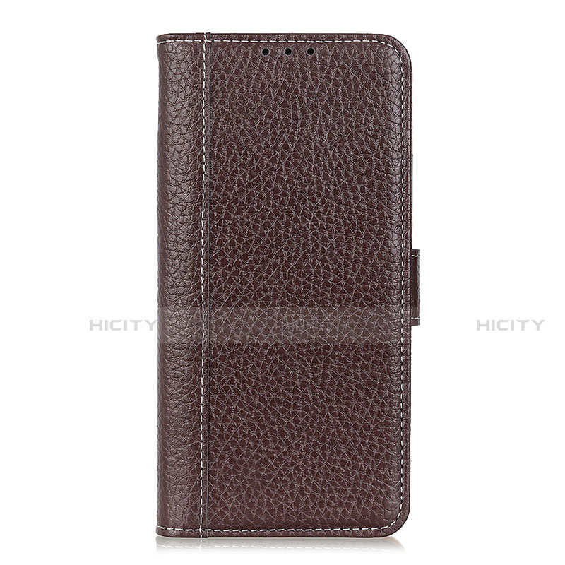 Funda de Cuero Cartera con Soporte Carcasa L04 para Huawei P40 Lite E Marron