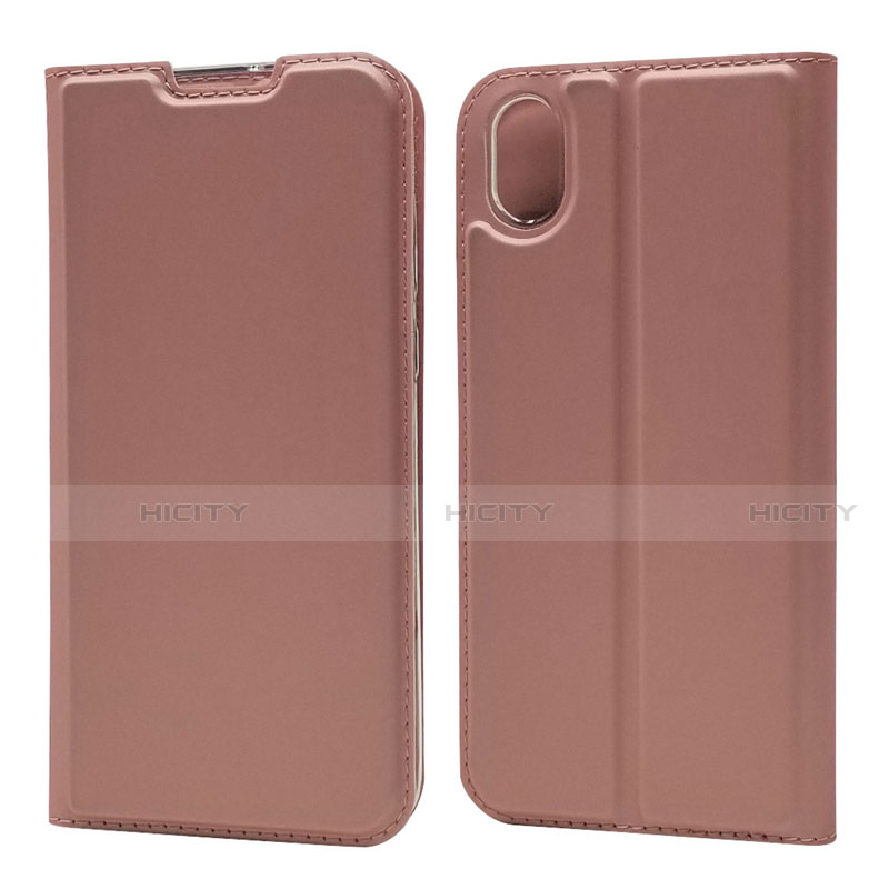 Funda de Cuero Cartera con Soporte Carcasa L04 para Huawei Y5 (2019) Oro Rosa