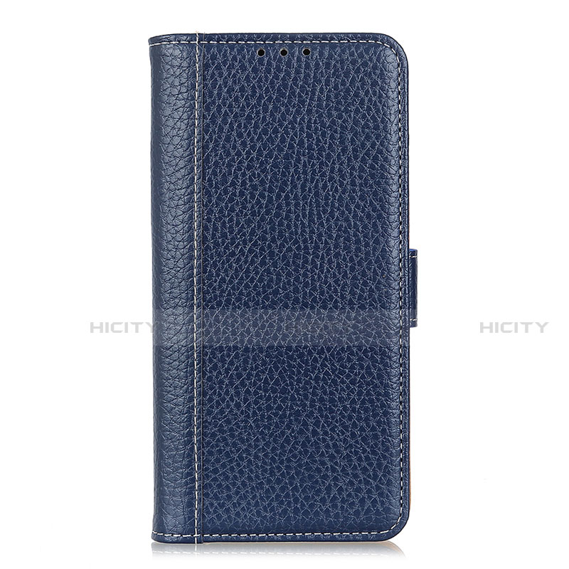 Funda de Cuero Cartera con Soporte Carcasa L04 para Huawei Y6p Azul