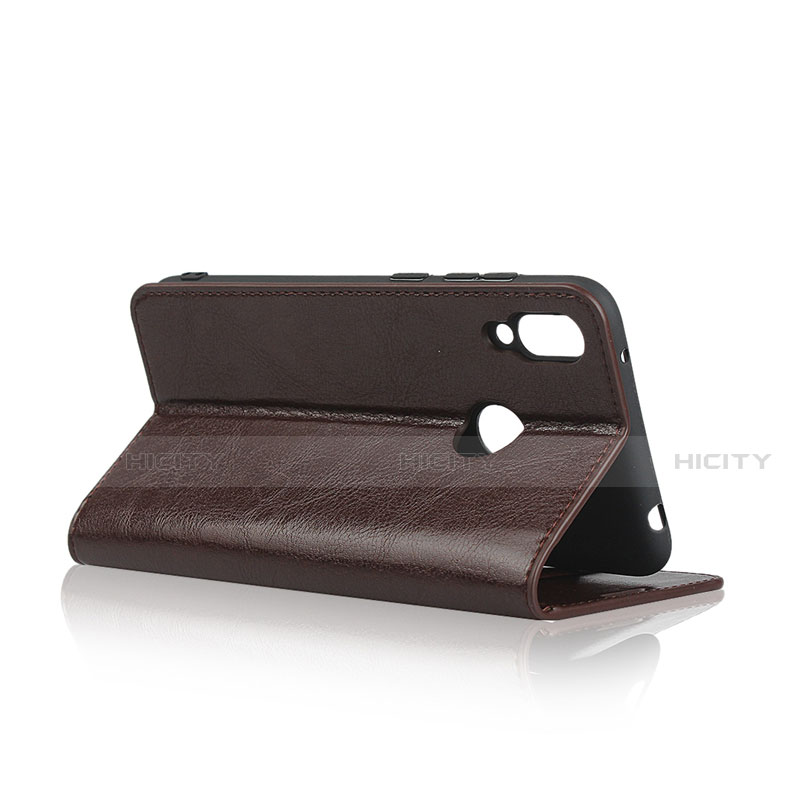 Funda de Cuero Cartera con Soporte Carcasa L04 para Huawei Y7 Pro (2019)