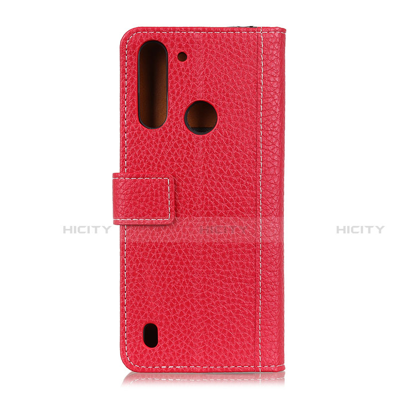 Funda de Cuero Cartera con Soporte Carcasa L04 para Motorola Moto One Fusion