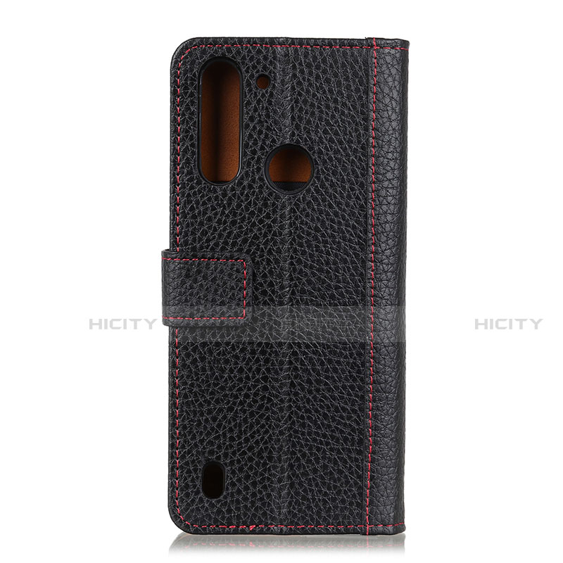 Funda de Cuero Cartera con Soporte Carcasa L04 para Motorola Moto One Fusion