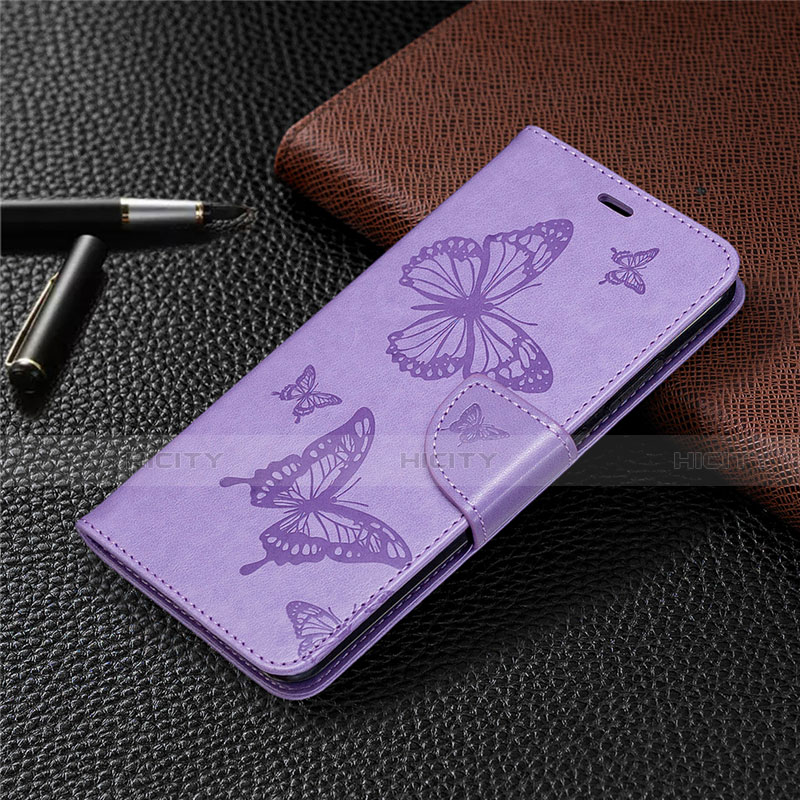 Funda de Cuero Cartera con Soporte Carcasa L04 para Nokia 5.3 Morado