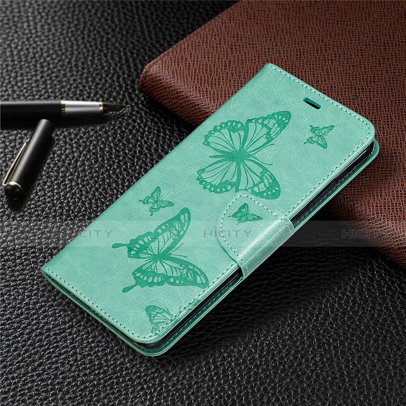 Funda de Cuero Cartera con Soporte Carcasa L04 para Nokia 5.3 Verde