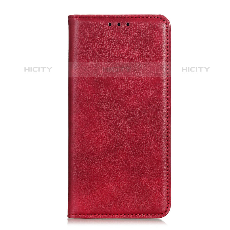 Funda de Cuero Cartera con Soporte Carcasa L04 para Oppo A35 Rojo