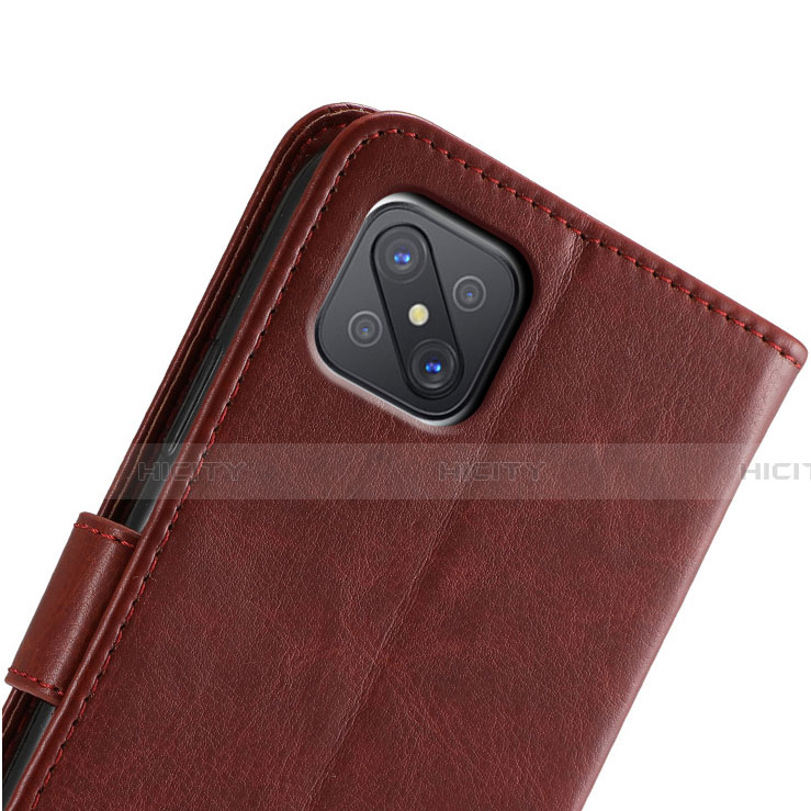 Funda de Cuero Cartera con Soporte Carcasa L04 para Oppo A92s 5G