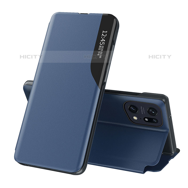 Funda de Cuero Cartera con Soporte Carcasa L04 para Oppo Find X5 Pro 5G