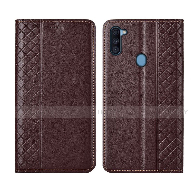 Funda de Cuero Cartera con Soporte Carcasa L04 para Samsung Galaxy A11