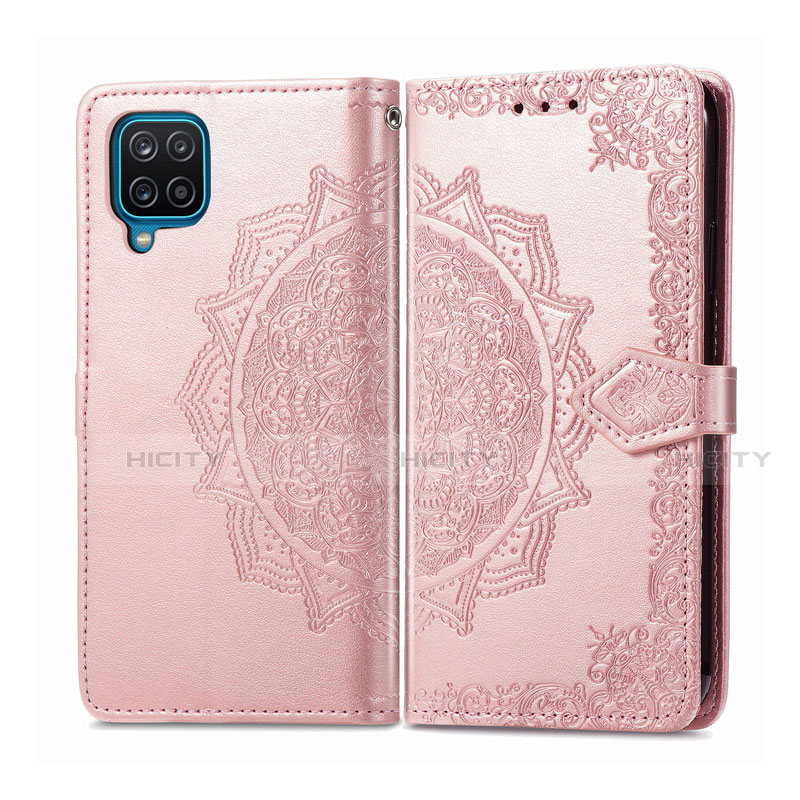 Funda de Cuero Cartera con Soporte Carcasa L04 para Samsung Galaxy A12