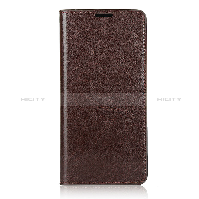 Funda de Cuero Cartera con Soporte Carcasa L04 para Samsung Galaxy A71 4G A715 Marron