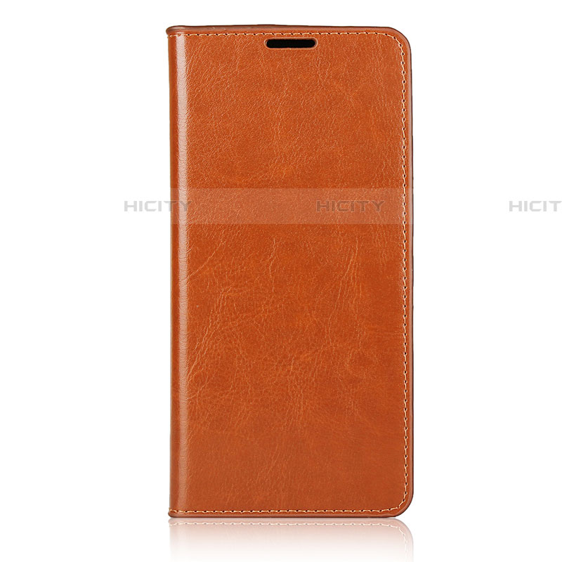 Funda de Cuero Cartera con Soporte Carcasa L04 para Samsung Galaxy A71 5G Naranja