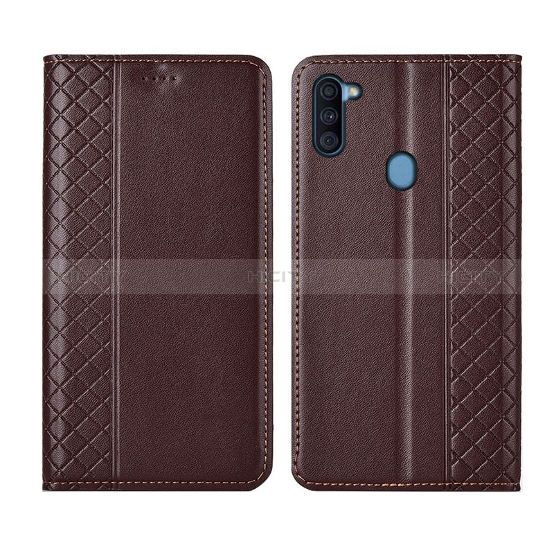 Funda de Cuero Cartera con Soporte Carcasa L04 para Samsung Galaxy M11