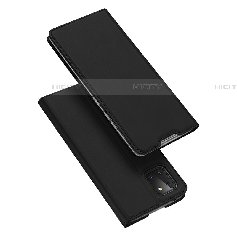 Funda de Cuero Cartera con Soporte Carcasa L04 para Samsung Galaxy M60s Negro