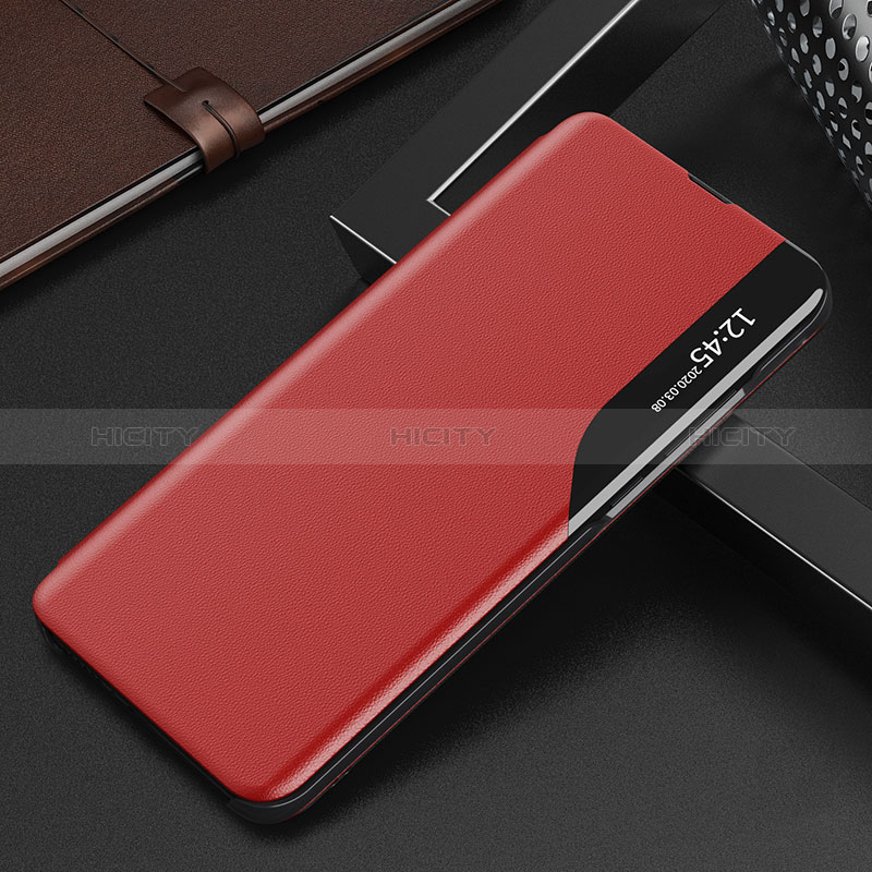 Funda de Cuero Cartera con Soporte Carcasa L04 para Samsung Galaxy S24 Plus 5G Rojo