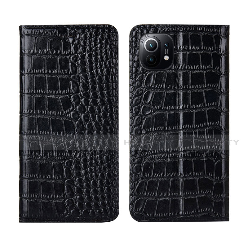 Funda de Cuero Cartera con Soporte Carcasa L04 para Xiaomi Mi 11 5G