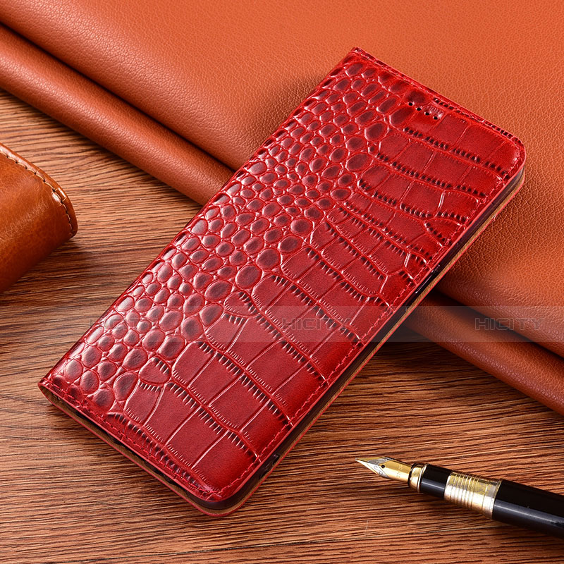 Funda de Cuero Cartera con Soporte Carcasa L04 para Xiaomi Mi 11 5G Rojo