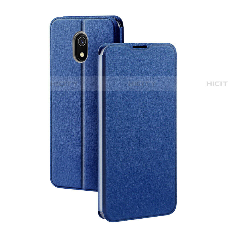 Funda de Cuero Cartera con Soporte Carcasa L04 para Xiaomi Redmi 8A Azul