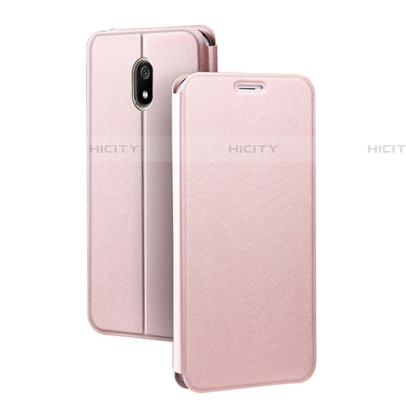 Funda de Cuero Cartera con Soporte Carcasa L04 para Xiaomi Redmi 8A Oro Rosa