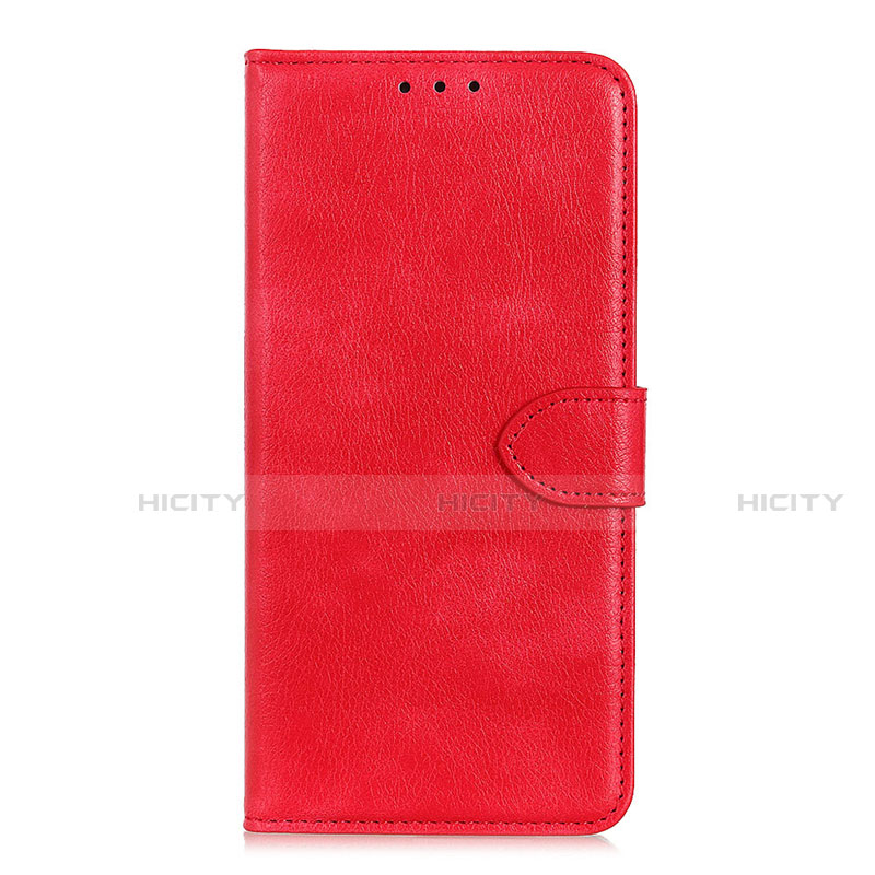 Funda de Cuero Cartera con Soporte Carcasa L04 para Xiaomi Redmi 9 Rojo