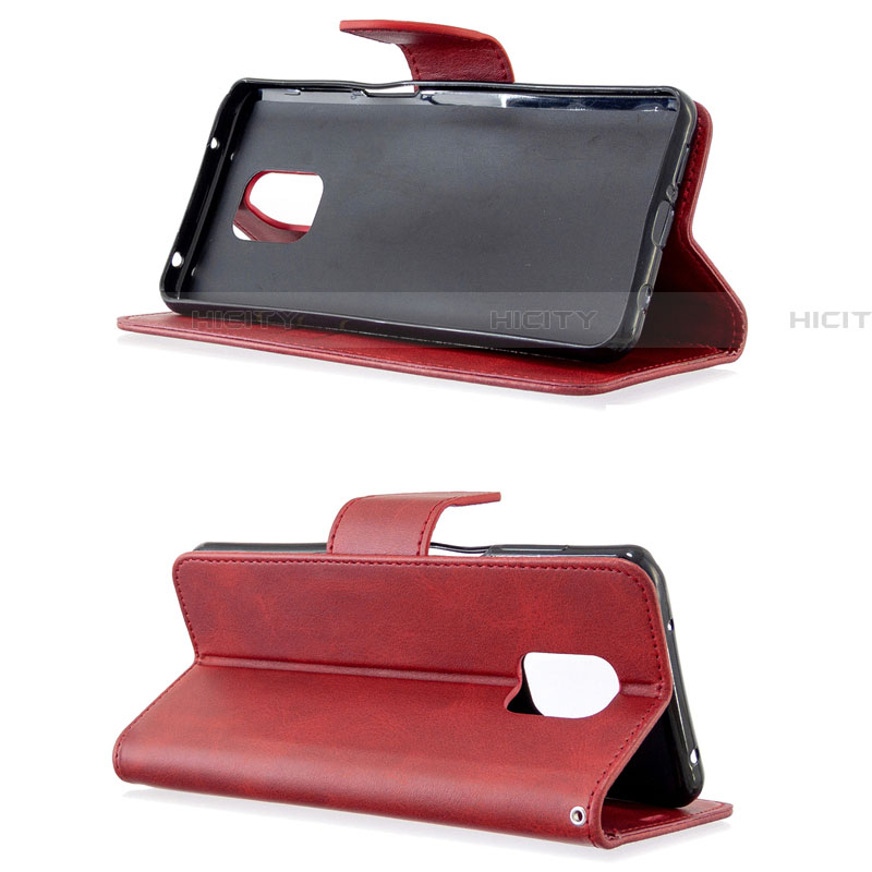 Funda de Cuero Cartera con Soporte Carcasa L04 para Xiaomi Redmi Note 9S