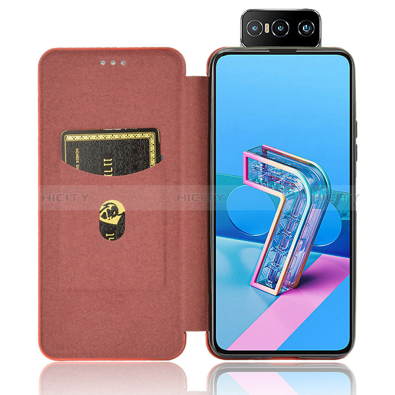 Funda de Cuero Cartera con Soporte Carcasa L04Z para Asus Zenfone 7 Pro ZS671KS