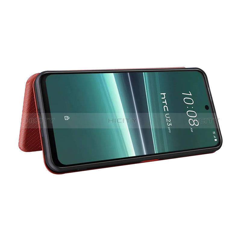 Funda de Cuero Cartera con Soporte Carcasa L04Z para HTC U23 5G