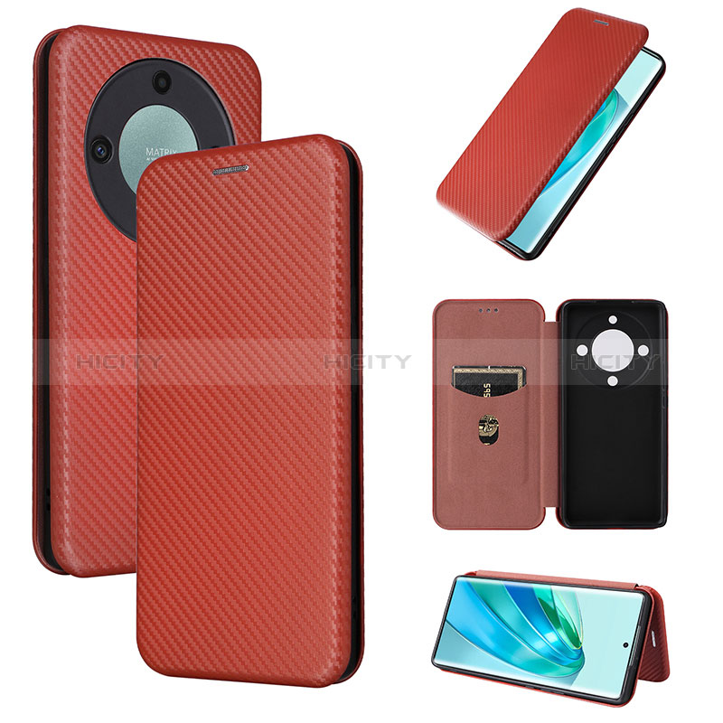 Funda de Cuero Cartera con Soporte Carcasa L04Z para Huawei Honor Magic5 Lite 5G