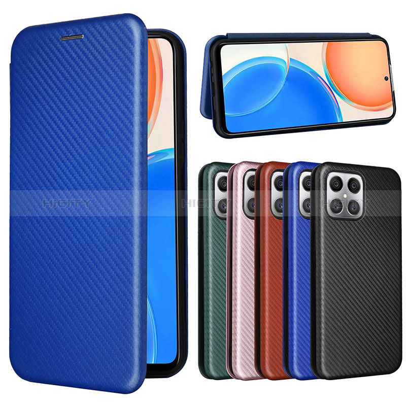 Funda de Cuero Cartera con Soporte Carcasa L04Z para Huawei Honor X8 4G