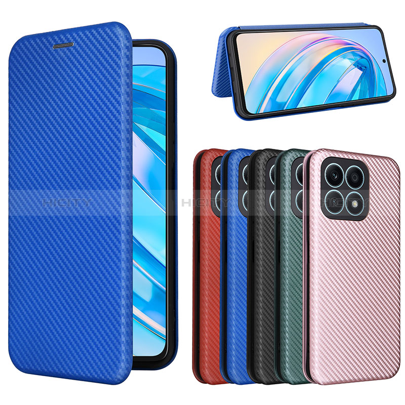 Funda de Cuero Cartera con Soporte Carcasa L04Z para Huawei Honor X8a 4G