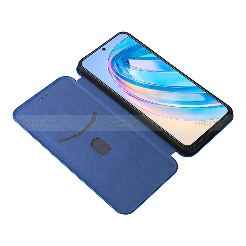 Funda de Cuero Cartera con Soporte Carcasa L04Z para Huawei Honor X8a 4G