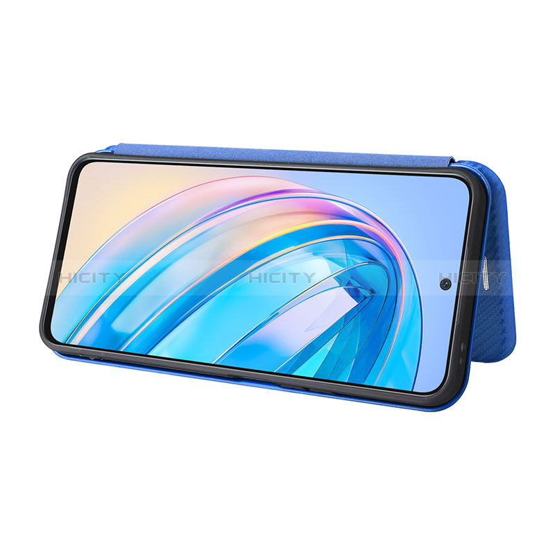 Funda de Cuero Cartera con Soporte Carcasa L04Z para Huawei Honor X8a 4G