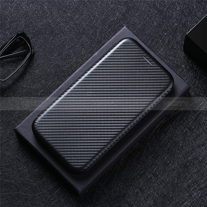 Funda de Cuero Cartera con Soporte Carcasa L04Z para Huawei Honor X8a 4G Negro