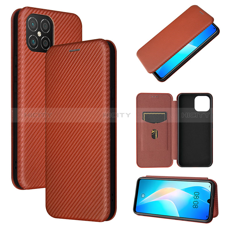 Funda de Cuero Cartera con Soporte Carcasa L04Z para Huawei Nova 8 SE 4G