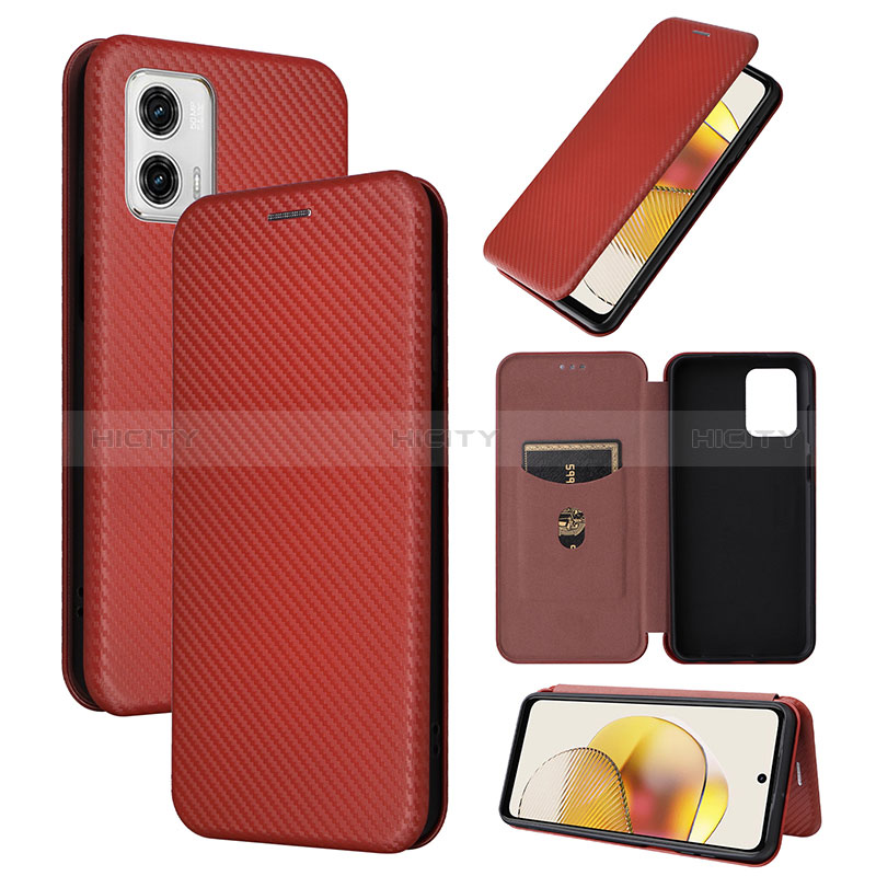 Funda de Cuero Cartera con Soporte Carcasa L04Z para Motorola Moto G53j 5G