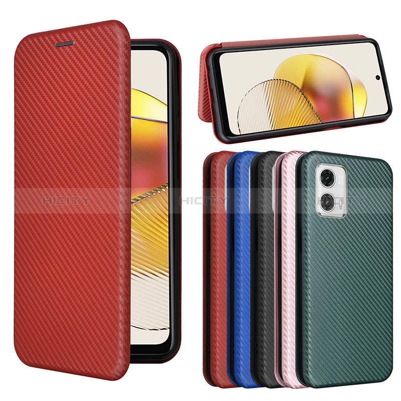 Funda de Cuero Cartera con Soporte Carcasa L04Z para Motorola Moto G73 5G