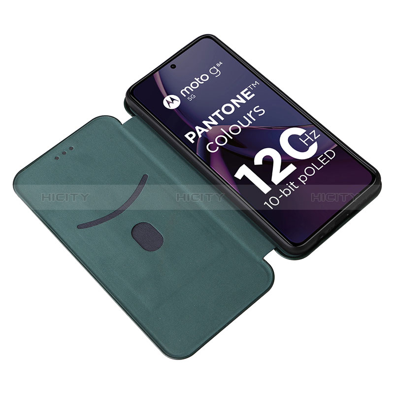 Funda de Cuero Cartera con Soporte Carcasa L04Z para Motorola Moto G84 5G