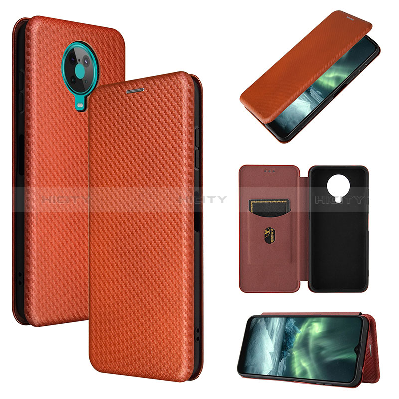 Funda de Cuero Cartera con Soporte Carcasa L04Z para Nokia 6.3