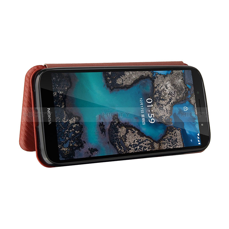 Funda de Cuero Cartera con Soporte Carcasa L04Z para Nokia C01 Plus