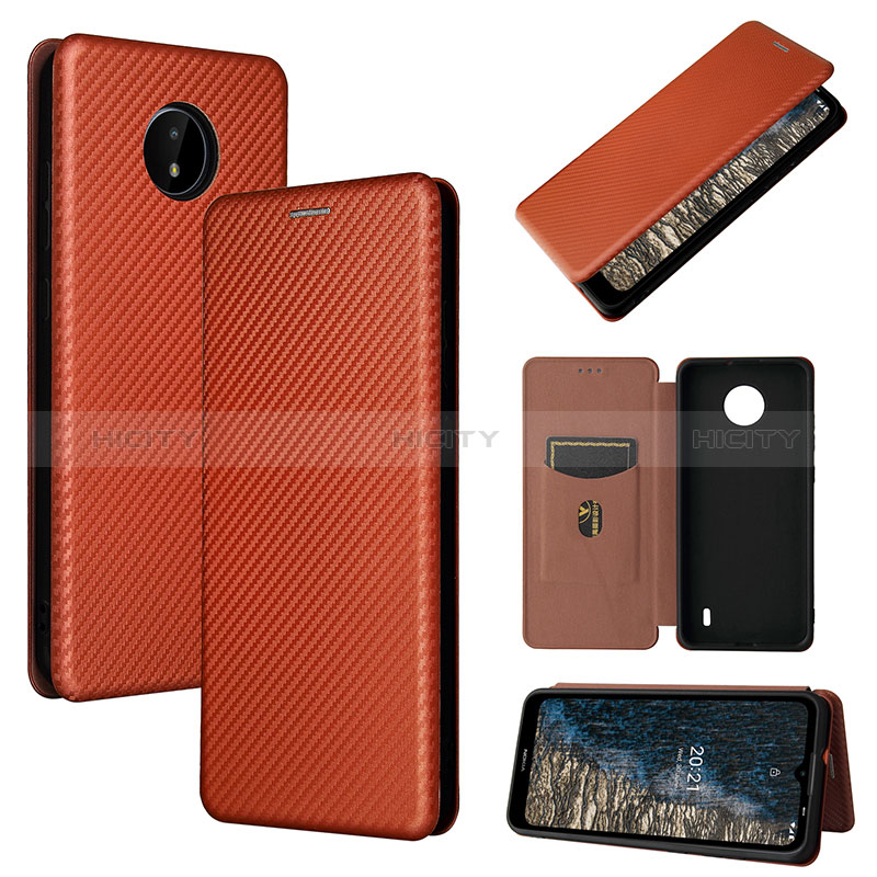 Funda de Cuero Cartera con Soporte Carcasa L04Z para Nokia C10