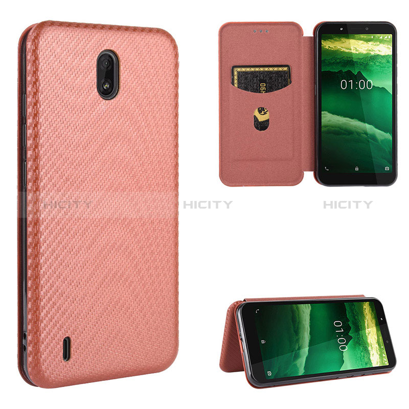 Funda de Cuero Cartera con Soporte Carcasa L04Z para Nokia C2