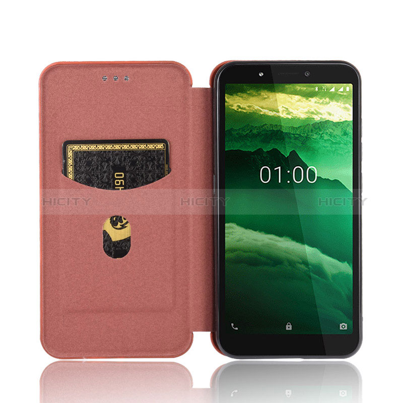 Funda de Cuero Cartera con Soporte Carcasa L04Z para Nokia C2