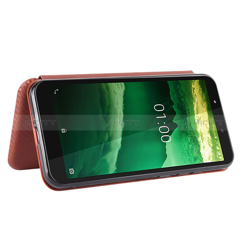 Funda de Cuero Cartera con Soporte Carcasa L04Z para Nokia C2