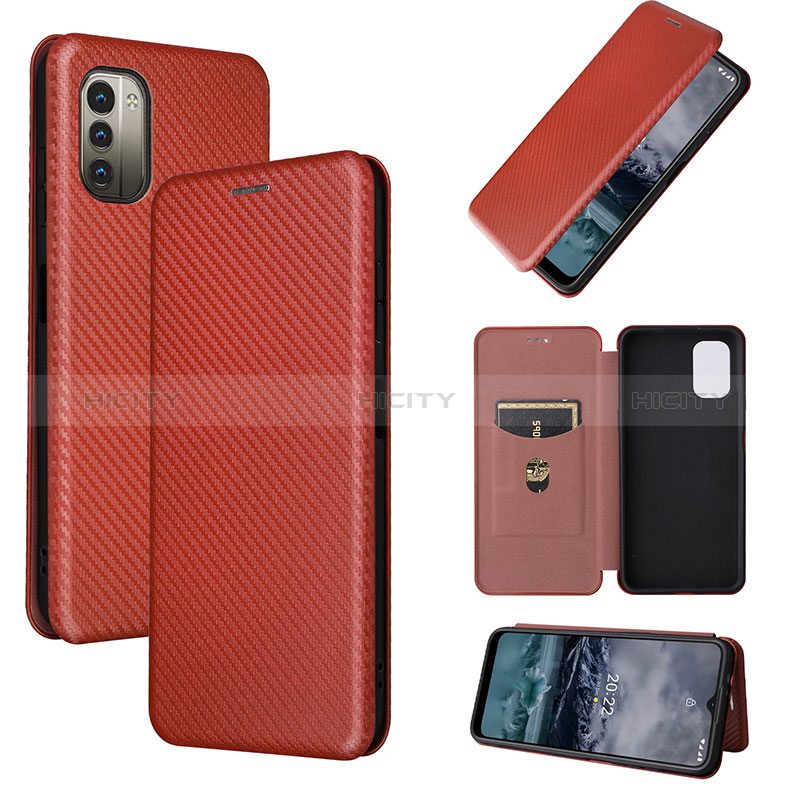 Funda de Cuero Cartera con Soporte Carcasa L04Z para Nokia G11