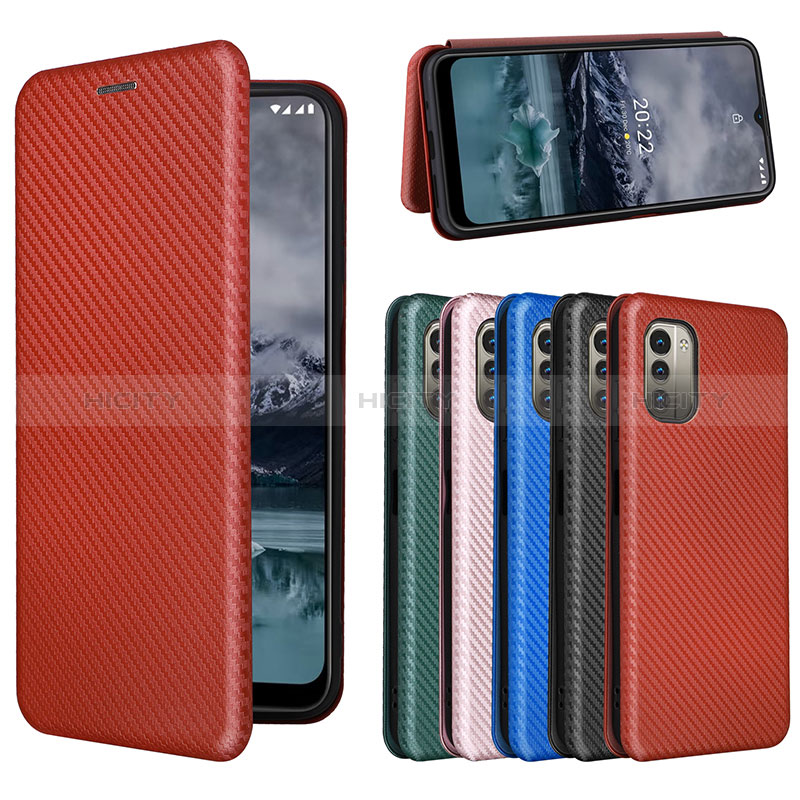 Funda de Cuero Cartera con Soporte Carcasa L04Z para Nokia G11