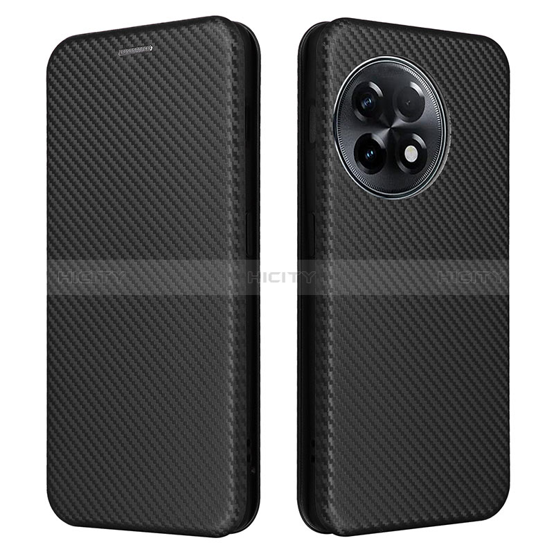 Funda de Cuero Cartera con Soporte Carcasa L04Z para OnePlus Ace 2 5G Negro